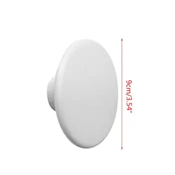 

Solid Wood Cylindrical Hook Wall Clothes Hanger Wooden Coat Rack Home Room Decor 11UA