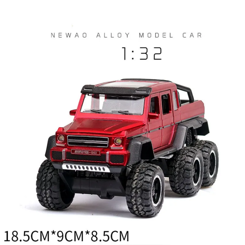 1:32 металлическое ведро сплав Diecasts классический G63 GX6 четыре цвета внедорожных автомобилей модельные автомобили модель игрушки для детей Коллекция детей