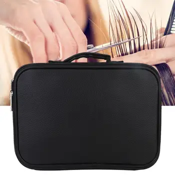 

Hairdressing Supplies PU Portable Waterproof Hair Clipper Scissors Storage Bag Hairdressing Tool Organizer Case Hair Salon