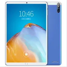 10 Core 4G WIFI 10.1 Inch Tablet Android 9.1 GPS 2560*1600 IPS Display 8GB RAM 128GB ROM Kids Learning Tablets PC + Cover Gift