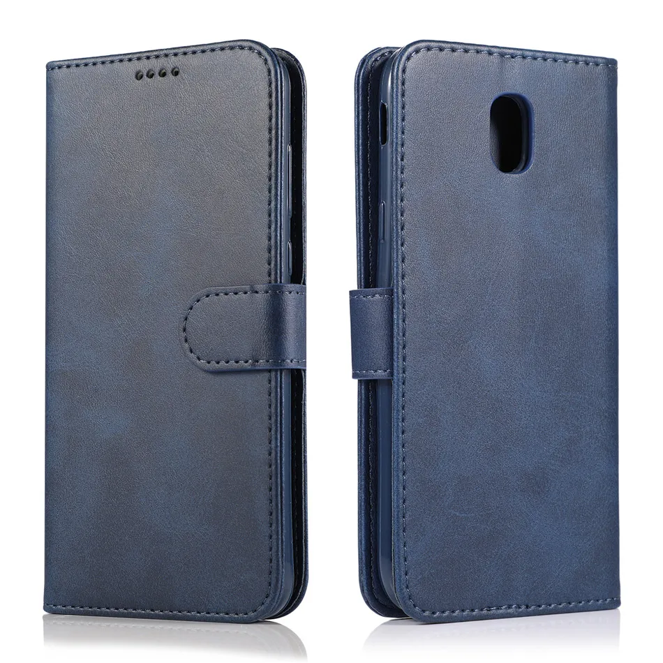 Blue Micgita бизнес кожаный чехол для samsung Galaxy J5 J7 J3 Флип Бумажник чехол для samsung J7 J730 фоторамка - Цвет: Blue