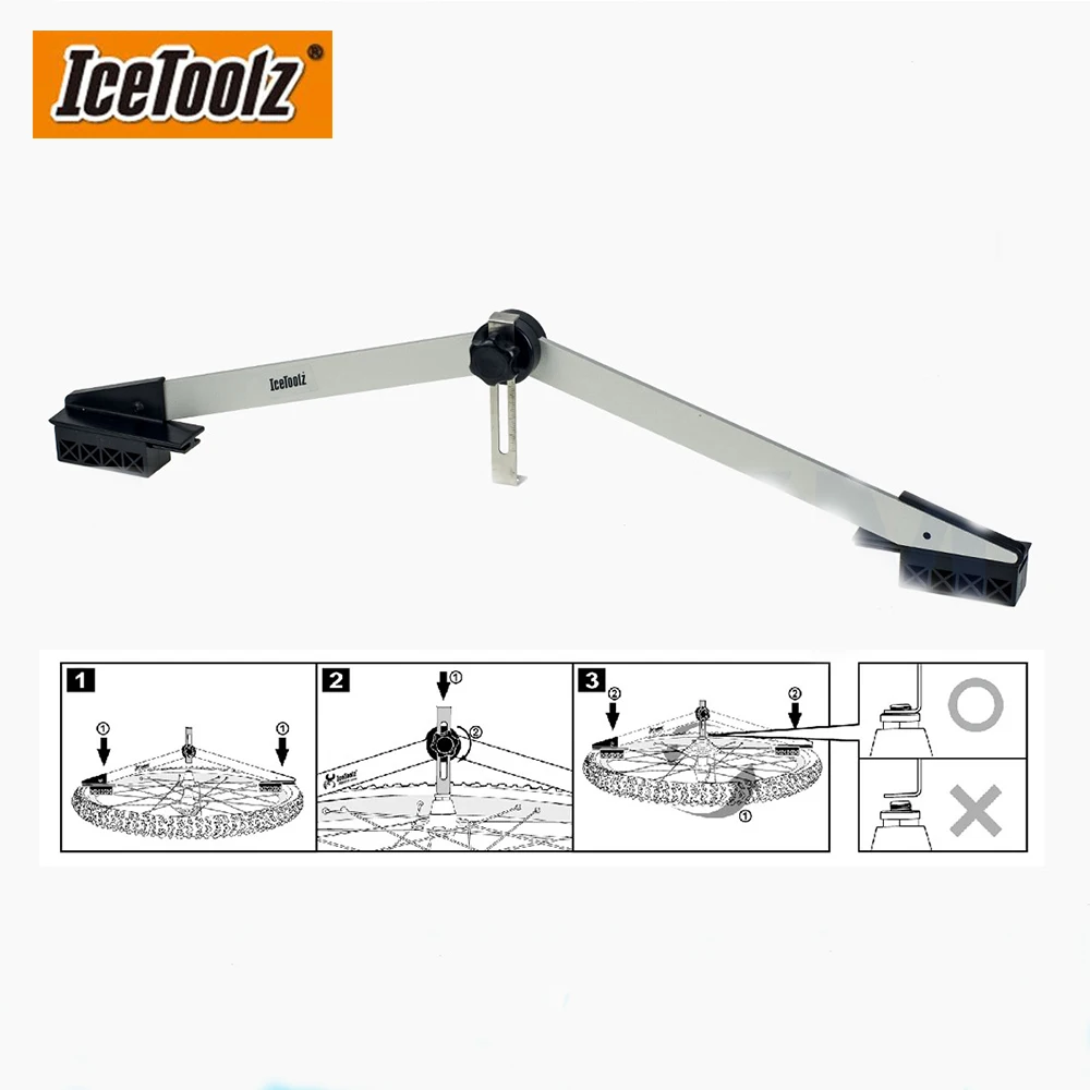 Центрирующий манометр Icetoolz E312 для колеса размером 16 ~ 31 дюйм инструмент