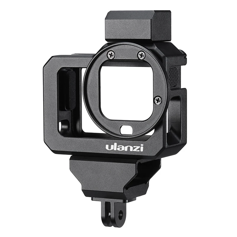 Металлическая клетка брелок Ulanzi GoPro8 для светодиодного микрофона двойной адаптер