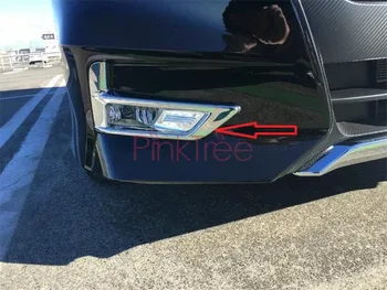 

Chrome Front Fog Light Lamp Cover Trim Molding Bezel Garnish Sticke For NISSAN SERENA C27 2017 2018 2019