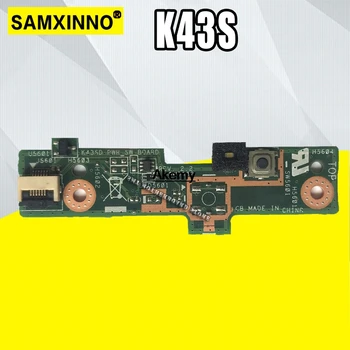 

Power Board For Asus K43 X43 A43 K43S X43S A43S A43E A83S A84S K43SD K43SV K43SJ K43E Switch Button Jack Board