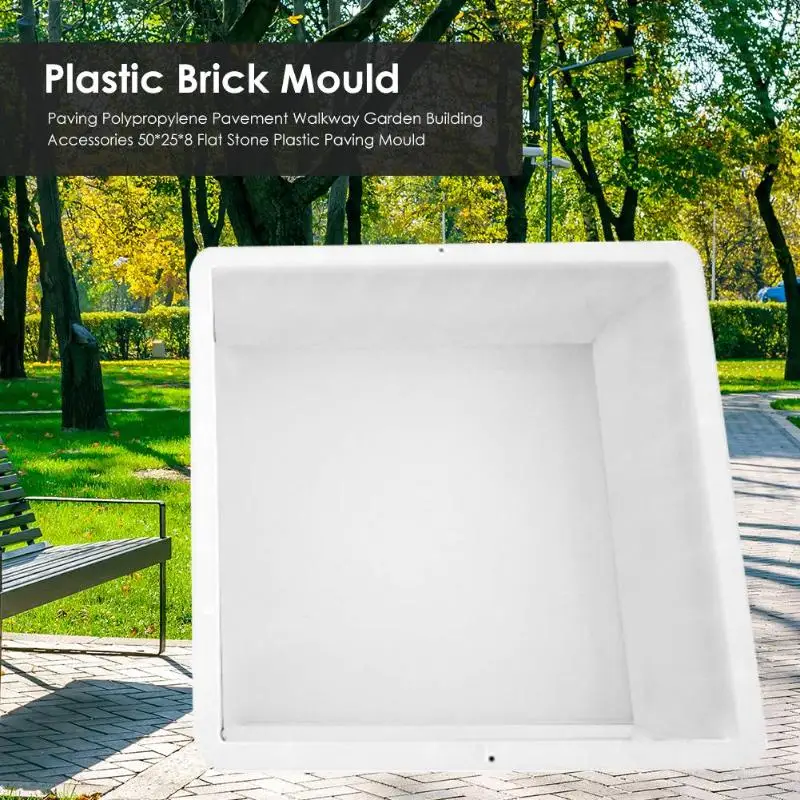 DIY Paving Mould Home Garden Path Reusable Concrete Cover Square Shape Road Mold for Sidewalks Trails Terraces Picnic