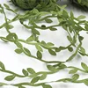 10 Yards Silk Leaf-Shaped Handmake Artificial green Leaves For Wedding Decoration DIY Wreath Gift Scrapbooking Craft Fake Flower ► Photo 3/6