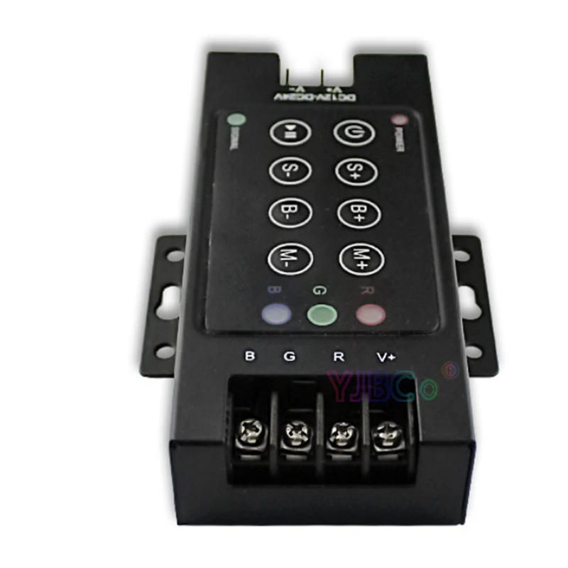 DC12V-24V 30A Black Iron LED 8 Key RGB Controller with RF Remote for RGB SMD 5050 3528 led Strip Light led Module