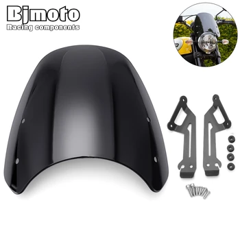 

BJMOTO Motorcycle Windscreen For Ducati Scrambler 2015-2019 Windshield Wind Screen Shield with Mounting Holder Bracket