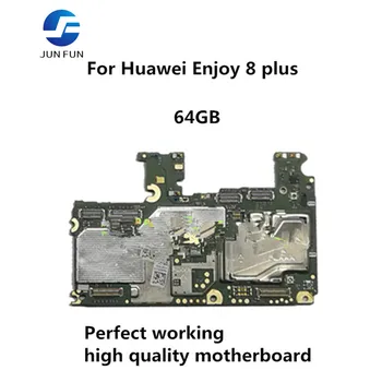 

JUN FUN Unlocked Motherboard For Huawei ENJOY 8 64GB Mainboard Android OS Logic Board With Full Chips