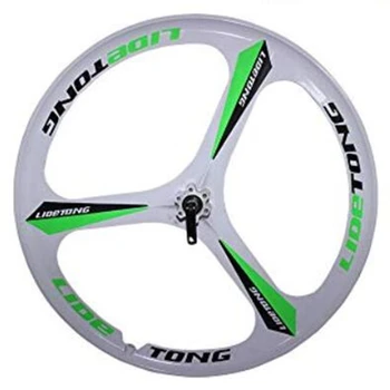 

24 inches White Green Rim of WheelChair