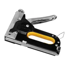3-в-1 Мощный Ручной гвоздя ружье штапельного Степлер-пистолет ручной инструмент 1000 шт. Ёмкость руководство для степлера степлер