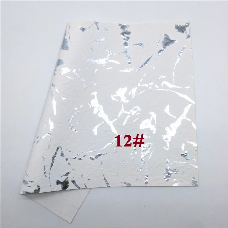 12 Glitterwishcome 21X29 см A4 размер винил для бантов металлик Синтетическая кожа ткань, искусственная кожа листы для бантов, GM678A - Цвет: 12