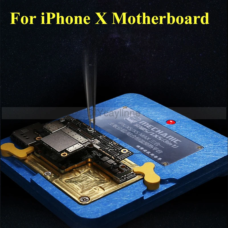 Распайка настраиваемый нагреваемый платформа для iPhone X XS MAX материнская плата Layering Separator инструменты для разборки