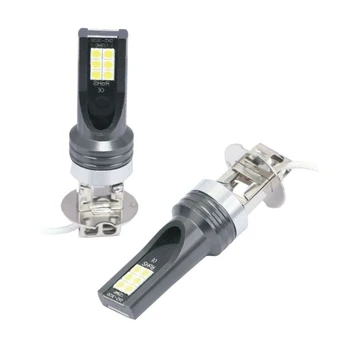 

Replacement Bright Yellow 2pcs H3 LED 12V Fog Light Bulbs/Driving Lights