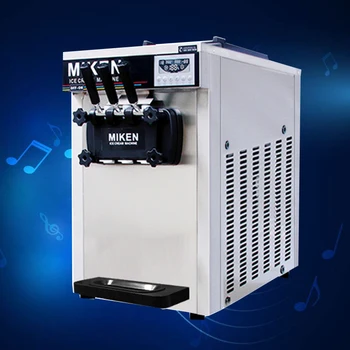 

Commercial ice cream machine stainless steel soft ice cream machine 1600W ice cream making machine desktop for sale