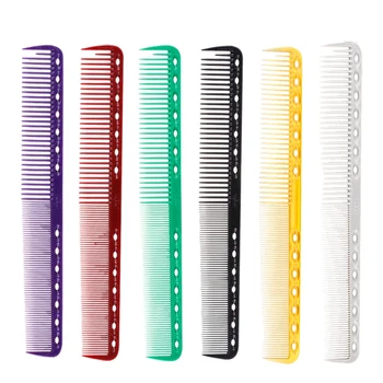 

10Pc Detangling Hair Dressing Brush Colorful Plastic Hair Cutting Barber Comb Anti-Static Salon Styling Tool