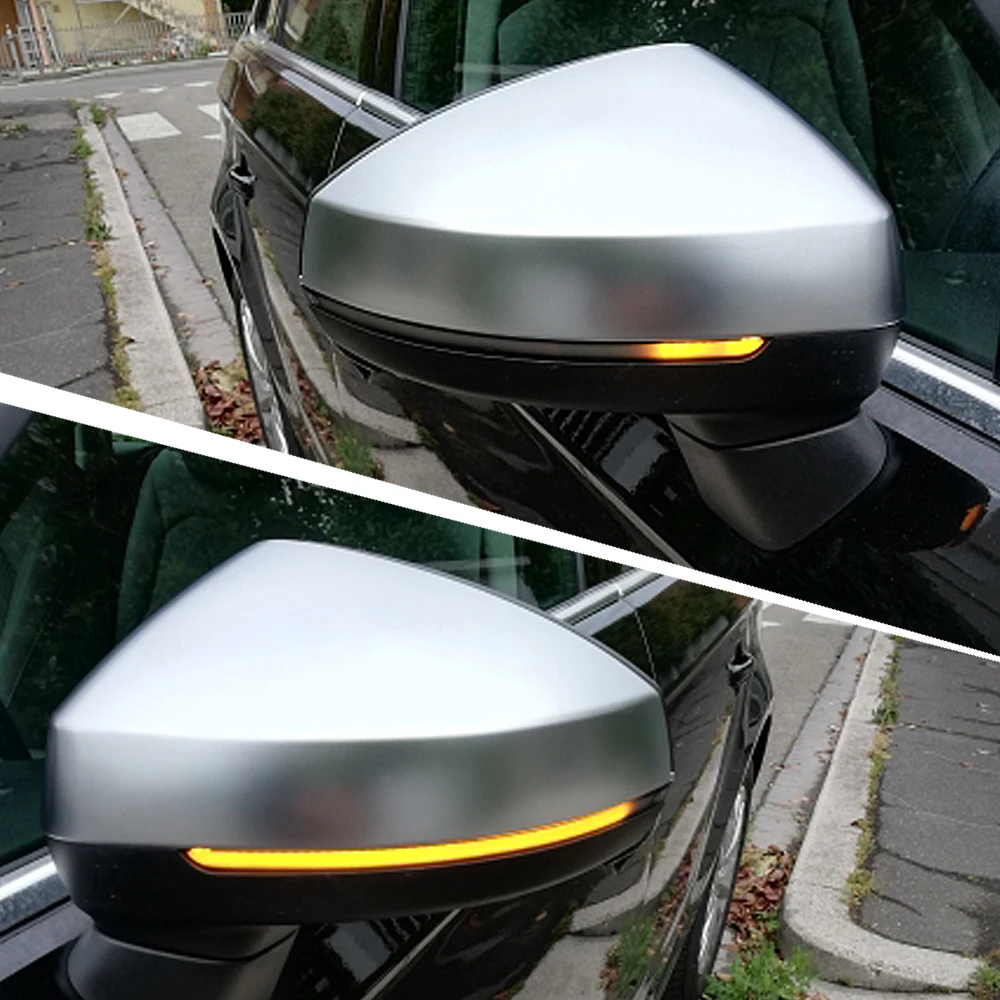 OYAMARIVER Динамический указатель поворота Led боковое зеркало заднего вида Индикатор для зеркала мигалка дополнительный свет для Audi A3 S3 8v 2013