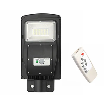 

30W LED Solar Lamp Wall Street Light Radar Induction Outdoor Timing Lamp+Remote Waterproof Security Lamp for Garden Yard Plaza