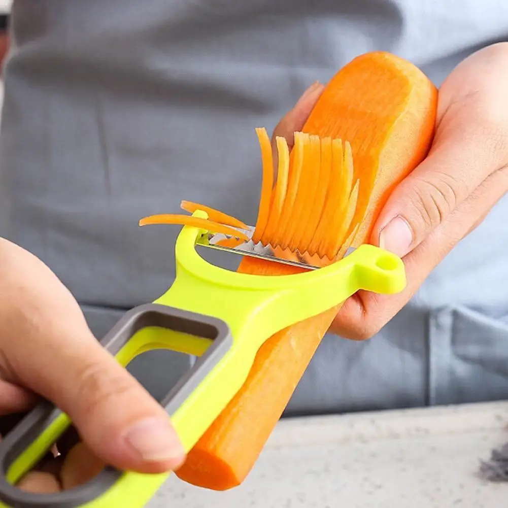 

3PCS Peelers Kitchen Food Peeler 3pcs Stainless Steel Cutter Vegetable Shredder Set Home gadget Tools Fruit kitchen accesso B0E6