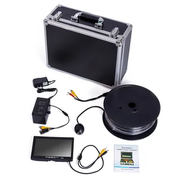 

200m cable underwater Video Fish Finder Underwater Camera Kit SY802 7inch Display With Video Recording Function