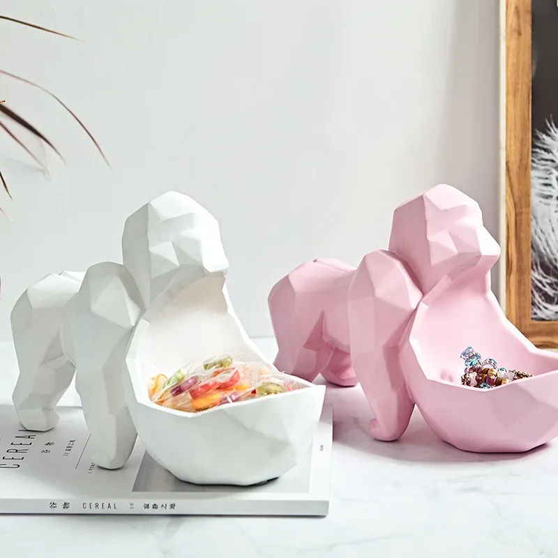 Home Decor Statue 3D Big Baboon Sculpture Modern Room Table Decoration Multifunction Storage Box Candies Jewelry Keys Storage Home Decor Statue 3D Big Baboon Sculpture Modern Room Table Decoration Multifunction Storage Box Candies Jewelry Keys Storage