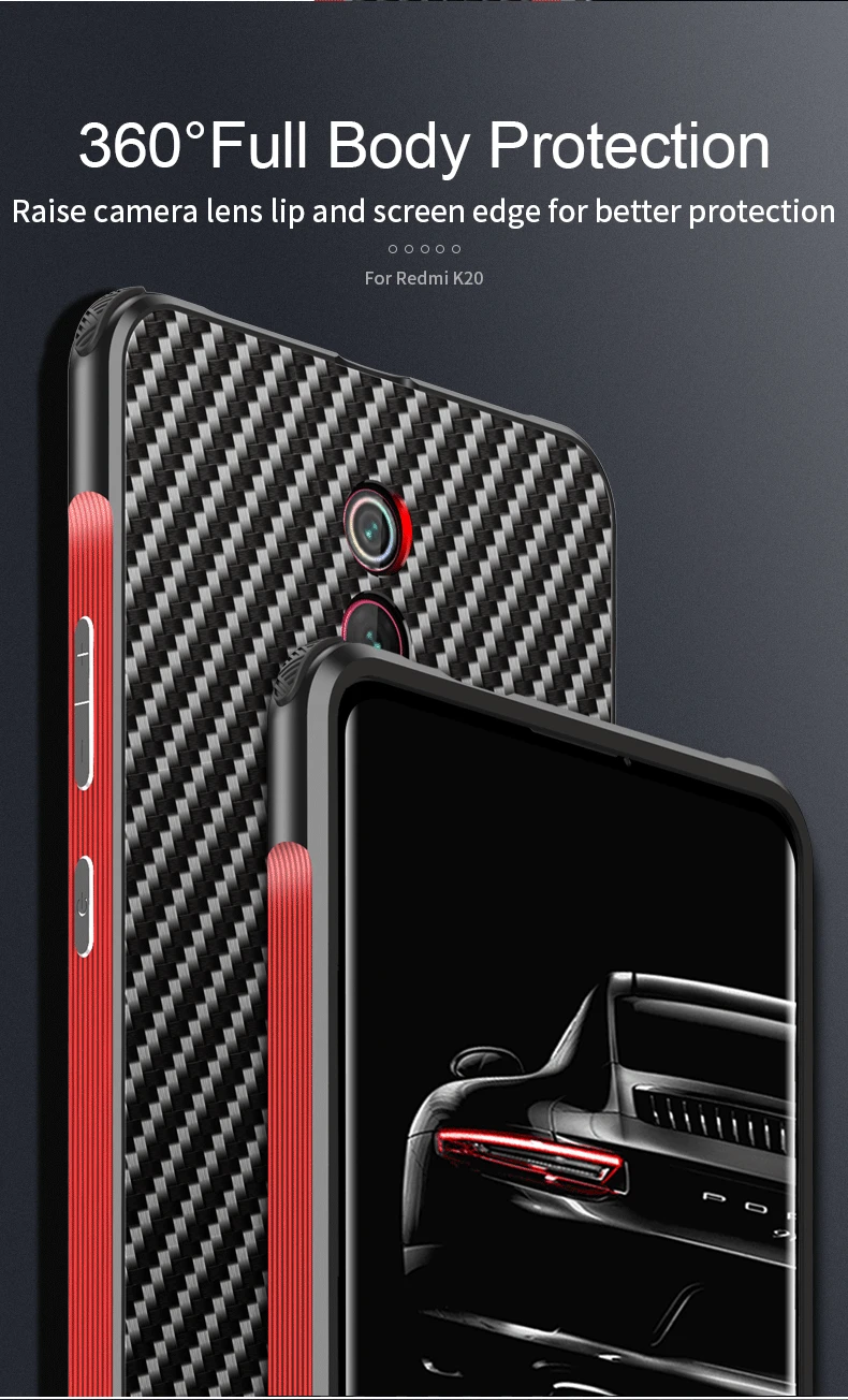 Beyour для Xiao mi Red mi K20 Pro Чехол для подиума Gene металлическая рамка углеродное волокно противоударный чехол Funda для Xiaomi mi 8 9 чехол для телефона