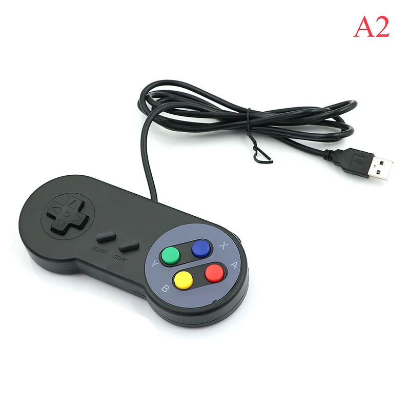 A2 Игровой джойстик геймпад Контролер для nintendo SNES игровой коврик игровой контроллер USB для Windows PC MAC компьютерный джойстик управления - Цвет: A2