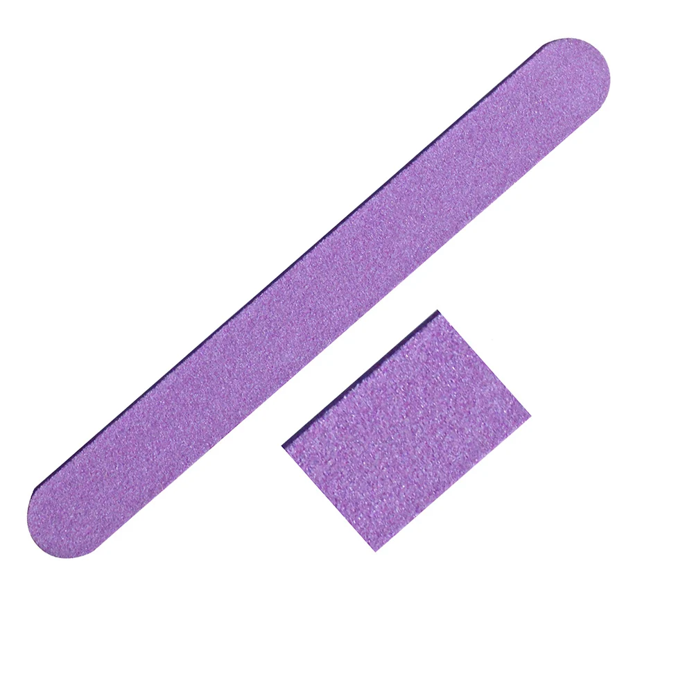 10pcs Nail Care Double Sided Salon Manicure Pedicure Washable Tool Buffer Fingernail File Professional Mini Long Sanding Home
