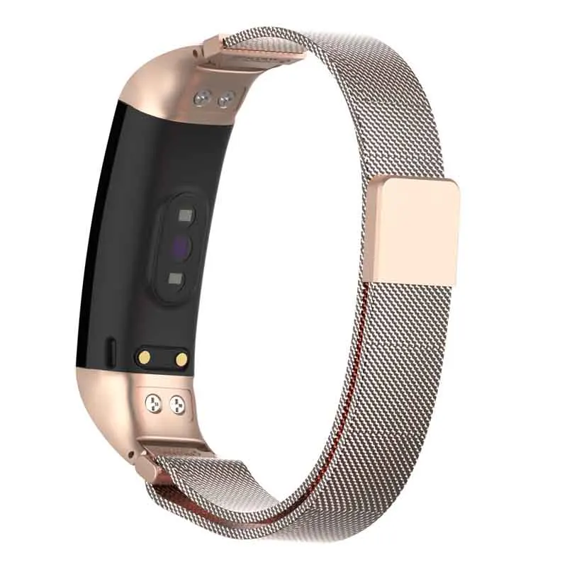 Металлическое запястье для huawei Honor Band 4 5 ремешок из нержавеющей стали магнитный ремешок для наручных часов спортивные часы браслет ремень аксессуары