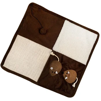 

Durable Cat Square Grinding Claw Mat Useful Cat Scratcher Accessory Portable Pet Supplies for Cat Dog Pet