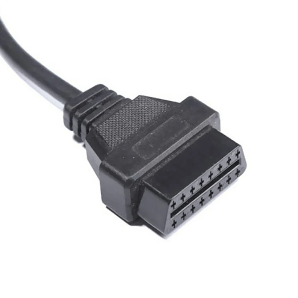 Auto Car OBD 2 OBDII 16 Pin Female Diagnostic Connector Cable Extension 30cm