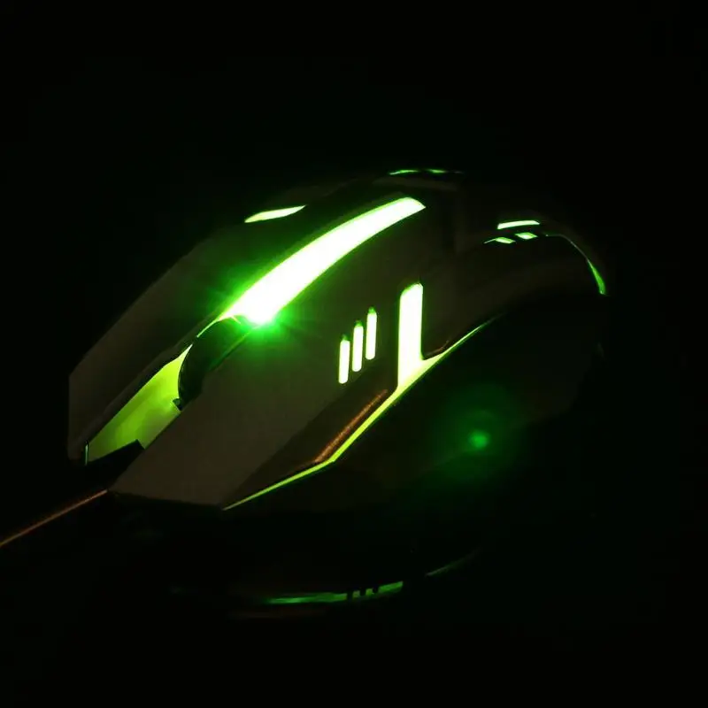 USB RGB проводная мышь 1200 dpi оптическая маленькая игровая мышь 3 кнопки легкая эргономичная универсальная компьютерная периферийная