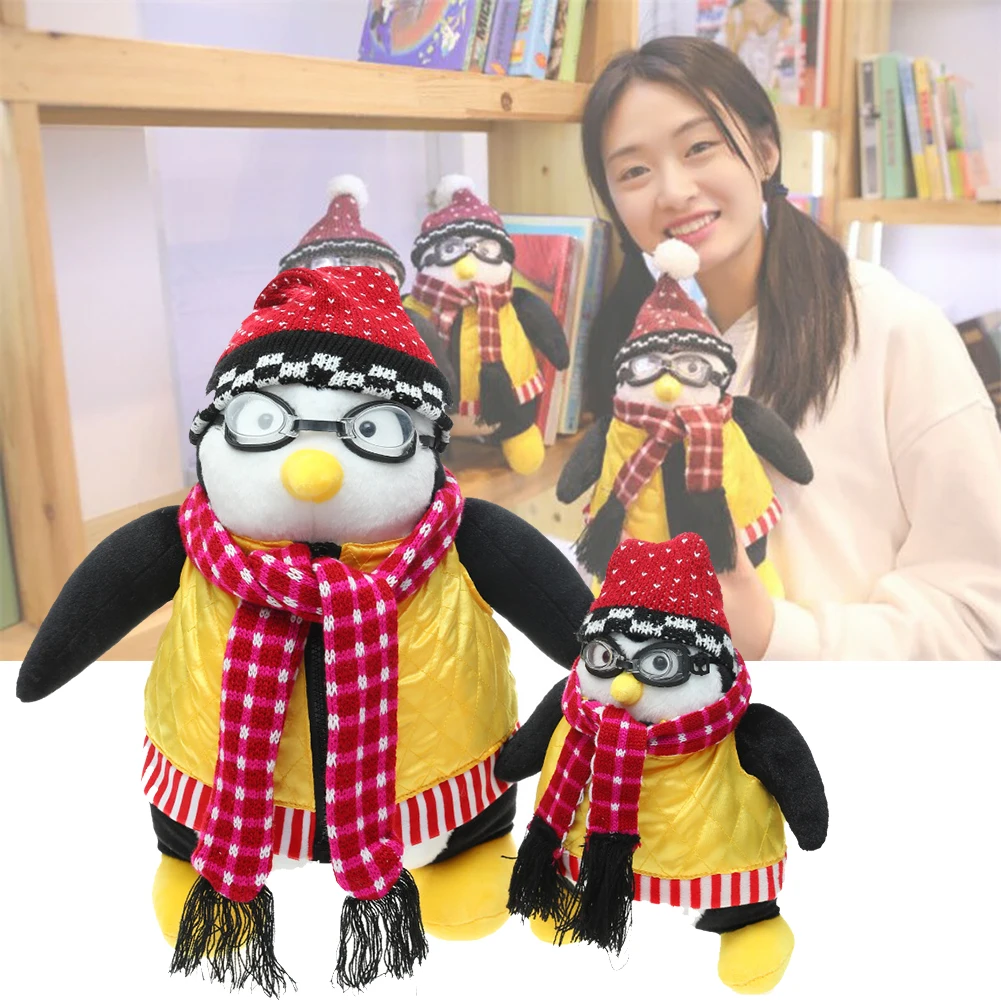 

Cute Penguin Plush Toy Animal Stuffed Doll TV Series Joey's Friends Hugsy Plush Penguin Rachel Stuffed Doll Toy 18"