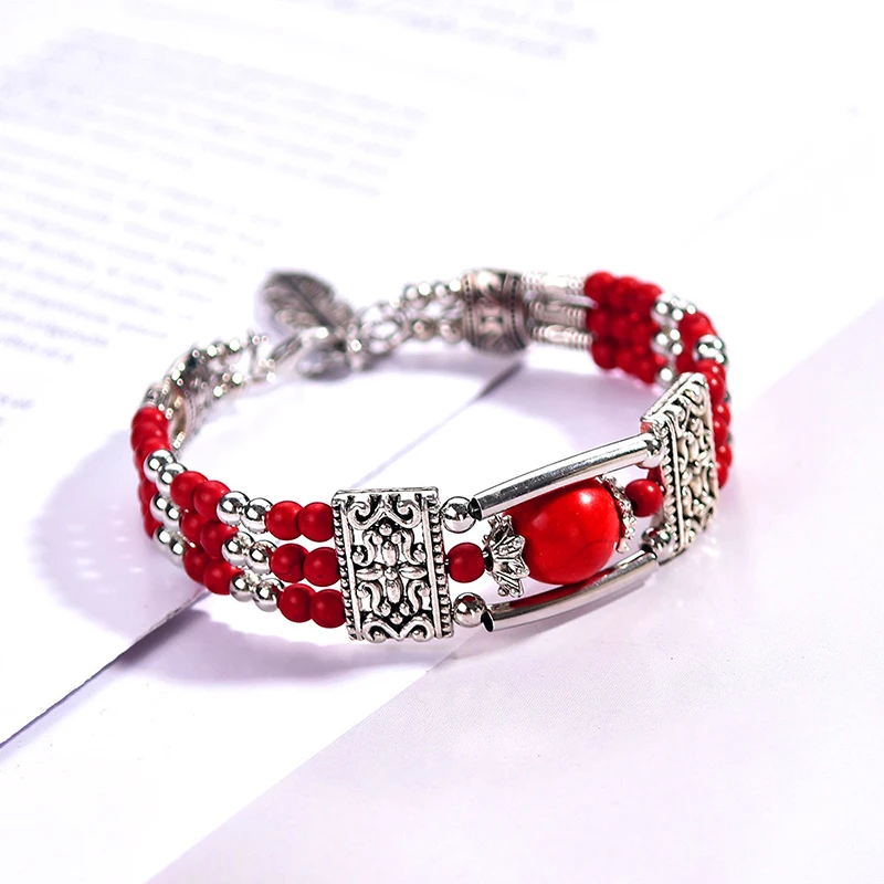 Bracelet Jewelry Natural Stone Bohemian For Women
