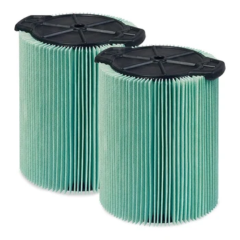 

2 Pcs Replacement Filter For Ridgid Vf6000 5 Gallon Wet Dry Vacuums Pleated Paper Rigid Vacuum Cartridge Filter