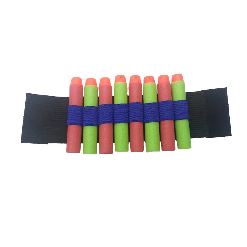 

EVA Soft Ball Bullet Tactical Wrist Strap Children Soft Bullet Gun Accessories Storage Elastic-Equipment Customizable
