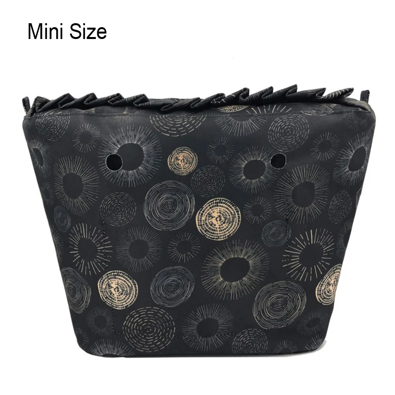 TOP Lace Classic Mini Waterproof Lining Inner Zipper Pocket insert with inner coating For Obag O bag women's bag handbag 