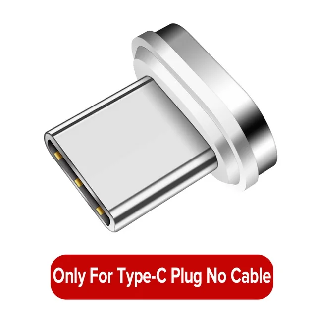 Магнитный кабель GETIHU 2 м, быстрая зарядка 3A для iPhone 11, samsung, зарядное устройство, быстрая зарядка 3,0, Micro usb type-C, магнитный шнур для зарядки телефона и передачи данных - Цвет: For Type C Plug