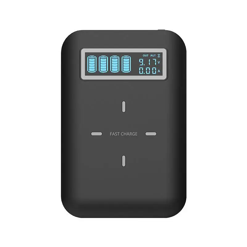 4x 18650 Battery DIY Qi Wireless Charger USB Type C PD Fast Charge Power Bank Box Shell Case for Mobile Phone Cellphone Tablet