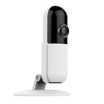 

Wireless Smart Wifi Ip Camera 1080P 2Mp Tuya Smart Life Two Way Audio Motion Sensor Smart Home Security Eu Plug white