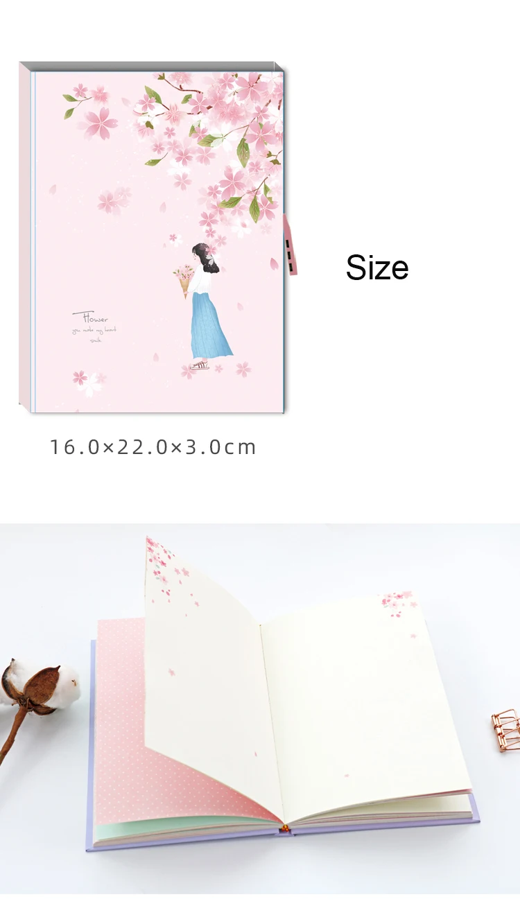 TATCAT A5 Notebook with Lock Password Diary Lockable Writing Pads School Office TPN093