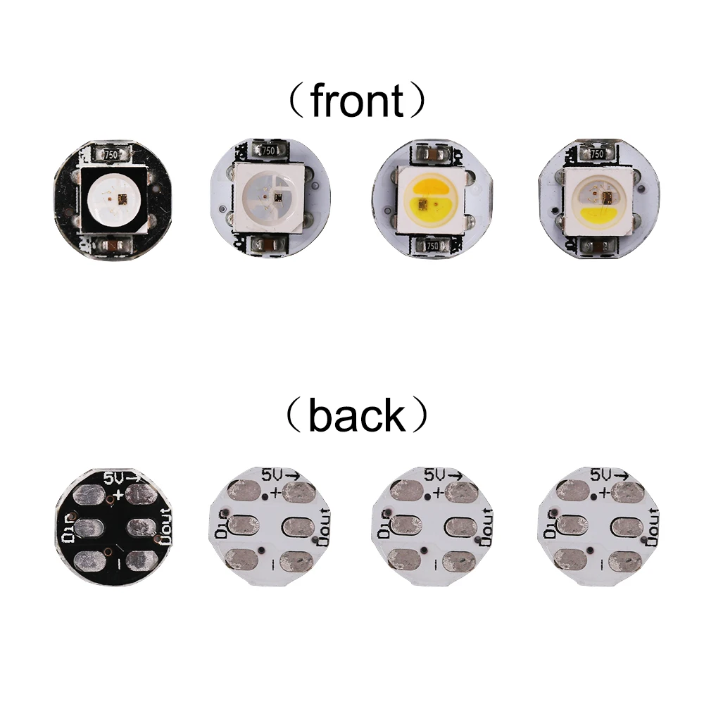 Светодиодный 4 контактный чип WS2812B WS2812 10 ~ 1000 шт. плата радиатора и DC5V 5050 RGB WS2811 IC
