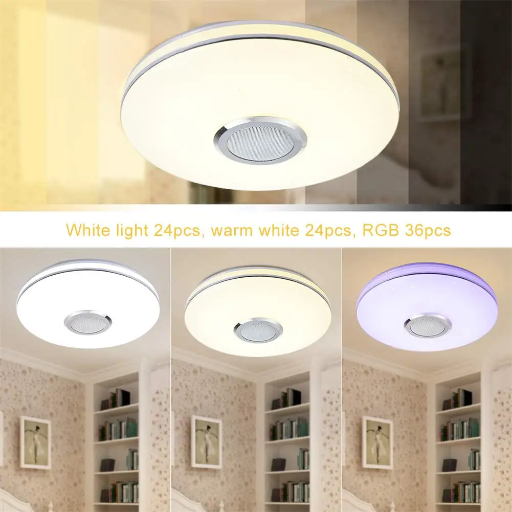 

RGB Ceiling Light Colorful Remote Control Flashlight with Bluetooth Speaker