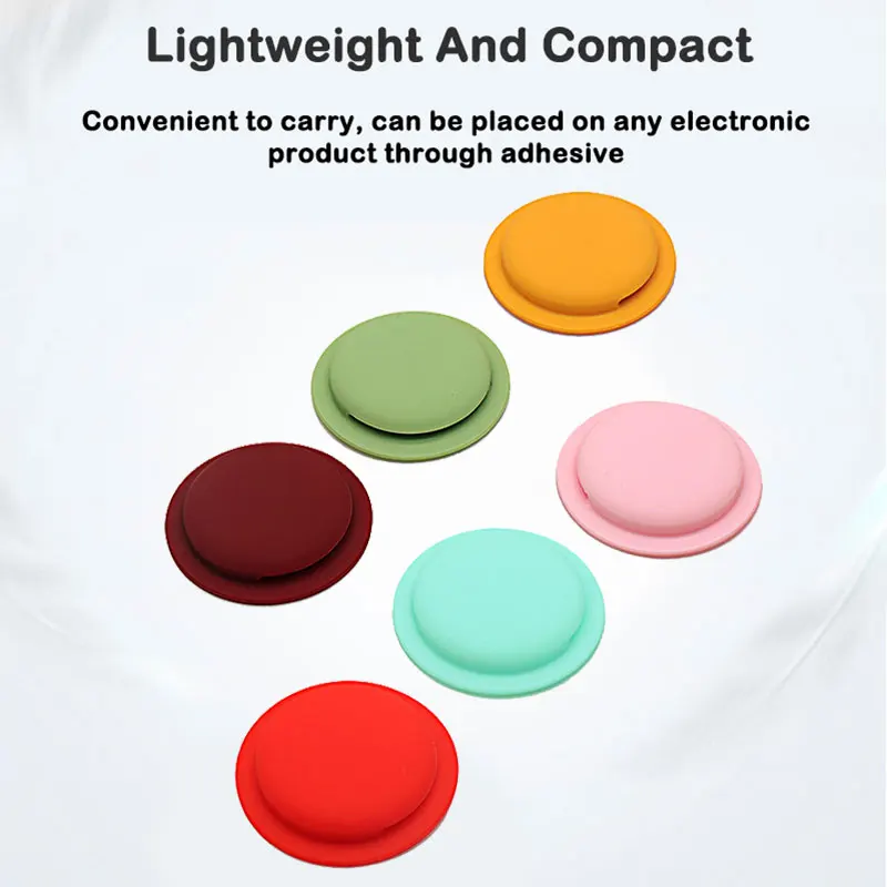 Airtags Tracker Silicone Case Anti-lost Protective Sleeve Back Adhesive Mount Soft Cover Protector For Apple Airtags Accessories