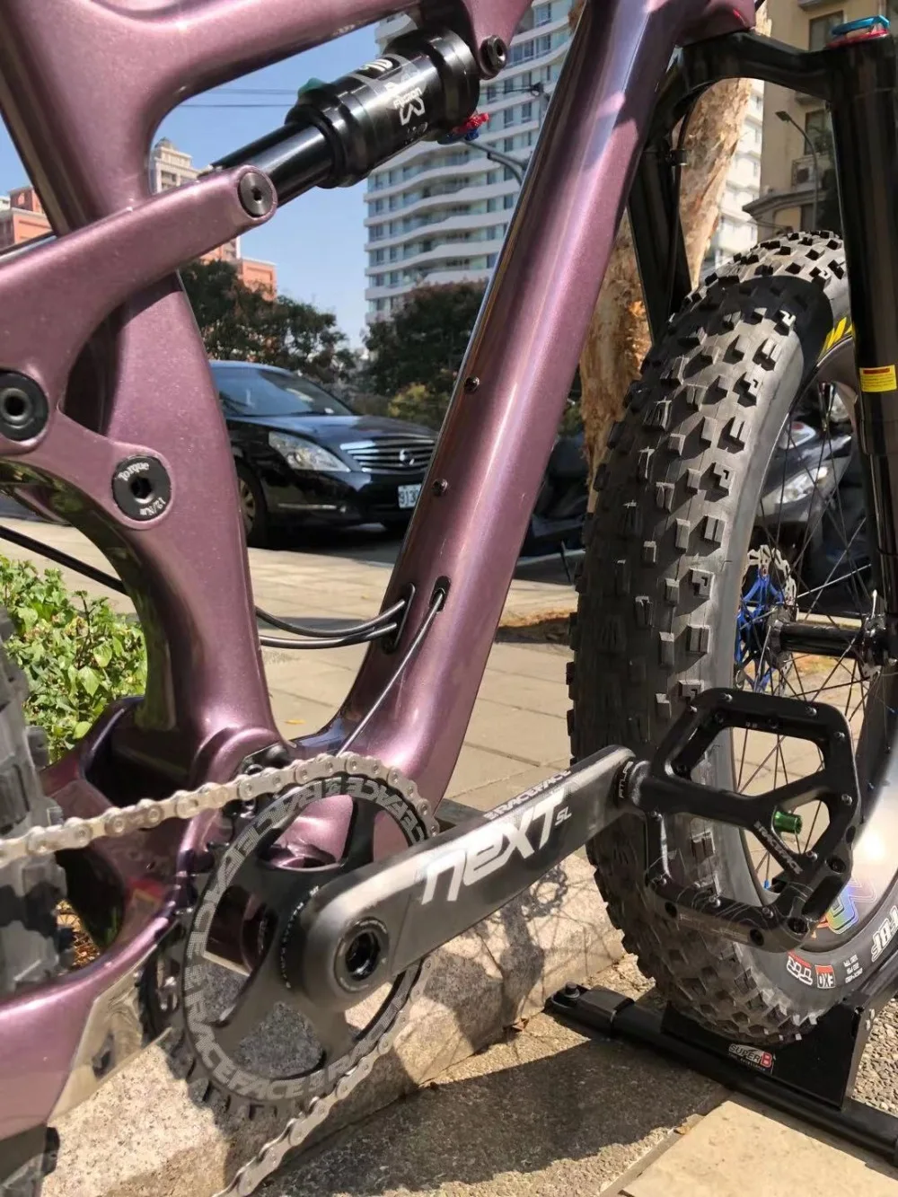 26ER полностью подвесная карбоновая рама для велосипеда, новые рамы для fatbike 200x51, задний амортизатор, 120 мм, для путешествий, размер SN04, 16, 18, 20 дюймов