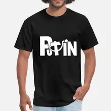 ברית המועצות ברית המועצות פוטין פטיש מגל Cccp O-צוואר הומוריסטי גברים T חולצה Oversize S-5xl בגדים למעלה טי(China)