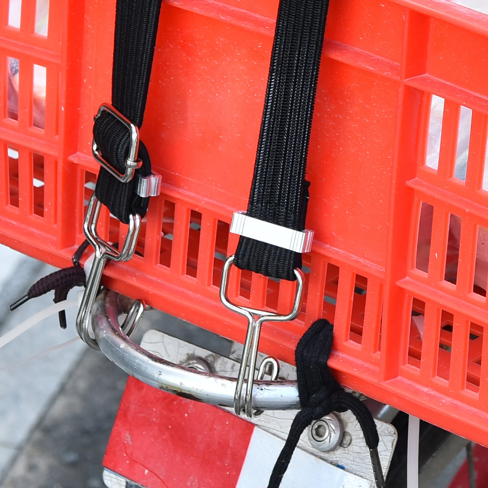 Cargo Straps Luggage Strap Cargo Tie Down Strap Tie Down Straps Lashing Strap Elastic Belt Bungee Straps 2M High Elasticity Latex Elastic Bands Bicycle Tie Luggage Fixing Strap Motorcycle Cargo Fixation Belt Rope With Hook Length