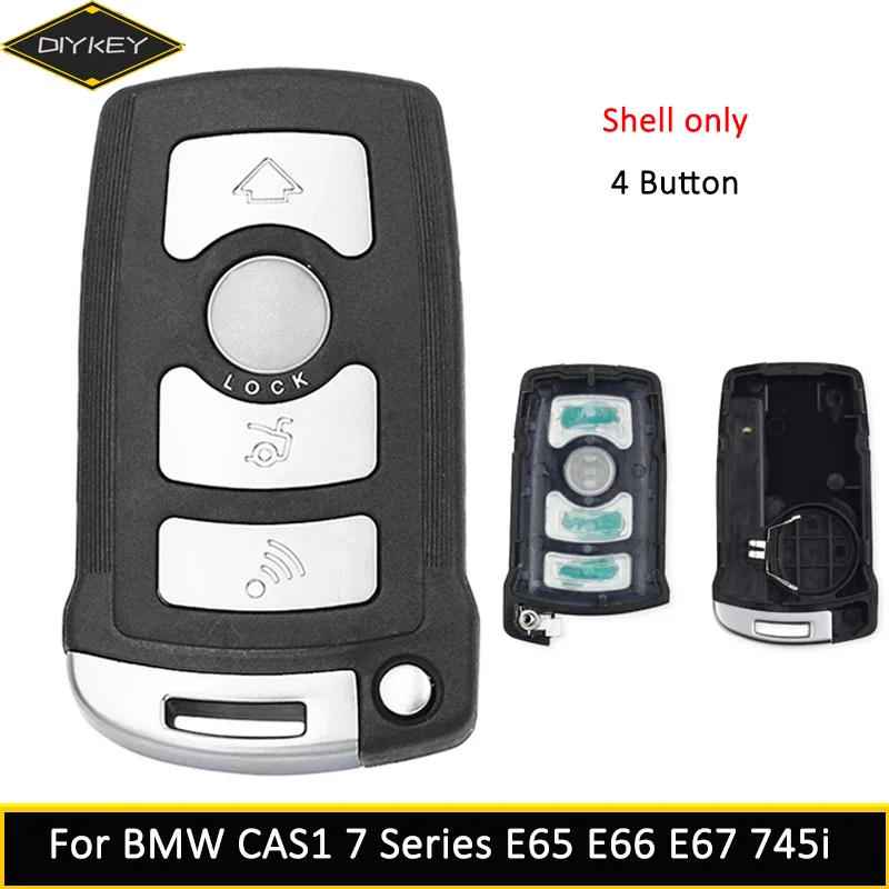 Умный пульт дистанционного управления DIYKEY с 4 кнопками для BMW CAS1 7 серии E65 E66 E67 745i