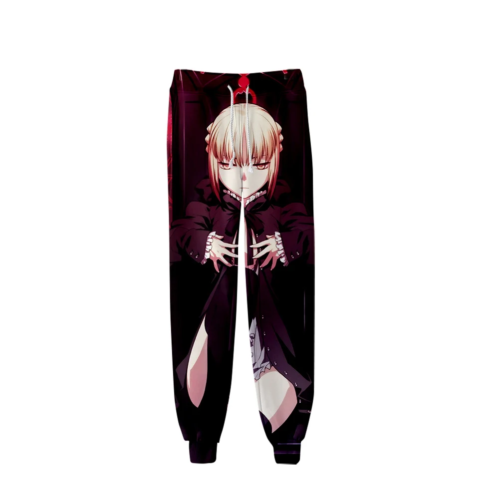Анимация Fate/ночь брюки высокого качества спортивные штаны лосины модный тренд удобные повседневные брюки